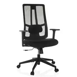 Netto Marken-Discount hjh OFFICE Profi Bürostuhl TRAMORE BASE Stoff / Netzstoff mit Armlehnen Angebot