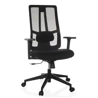 Netto Marken-Discount hjh OFFICE Profi Bürostuhl TRAMORE BASE Stoff / Netzstoff mit Armlehnen Angebot