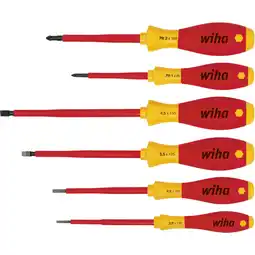 Netto Marken-Discount Wiha Schraubendreher Schraubendreher-Set SoftFinish electric, 6-teilig Angebot