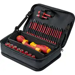 Netto Marken-Discount Wiha Schraubendreher Schraubendreher mit Bithalter 1/4 electric slimVario Set Angebot