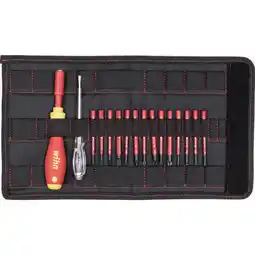 Netto Marken-Discount Wiha Schraubendreher Schraubendreher mit Bithalter electric slimVario Starter-Set Angebot