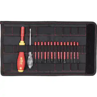 Netto Marken-Discount Wiha Schraubendreher Schraubendreher mit Bithalter electric slimVario Starter-Set Angebot