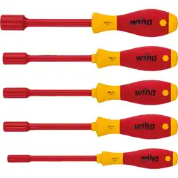 Netto Marken-Discount Wiha Schraubendreher Steckschlüssel-Schraubendreher-Set SoftFinish electric, 5-teilig Angebot