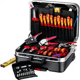 Netto Marken-Discount Knipex Werkzeug-Set Werkzeugkoffer BIG Basic Move ElektroPlus, 68-teilig Angebot