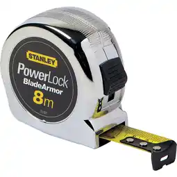 Netto Marken-Discount Stanley Bandmaß Bandmaß Micro Powerlock Blade Armor, 8 Meter Angebot