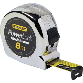 Netto Marken-Discount Stanley Bandmaß Bandmaß Micro Powerlock Blade Armor, 8 Meter Angebot