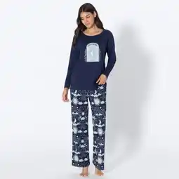 NKD Damen-Schlafanzug mit Astro-Design Angebot