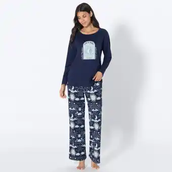 NKD Damen-Schlafanzug mit Astro-Design Angebot