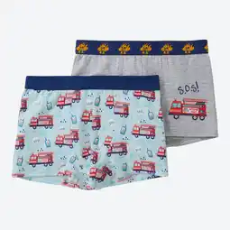 NKD Kinder-Jungen-Retroshorts mit Feuerwehr-Aufdruck, 2er-Pack Angebot