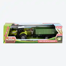 NKD Spielzeug-Traktor mit Anhänger, 2-teilig, ca. 8,5x28x8cm Angebot