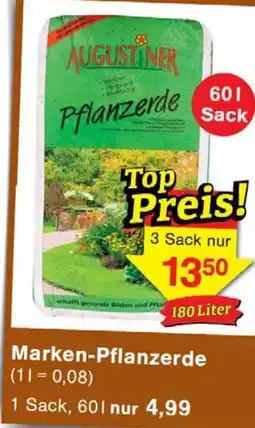 Wiglo Wunderland AUGUSTINER Marken-Pflanzerde Angebot