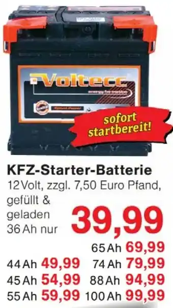Wiglo Wunderland KFZ-Starter-Batterie Angebot