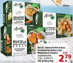 Multi Markt Avita Rucola Süsskartoffel Ecken, Gemüsefrikadellen oder Blumenkohl Falaffel Angebot