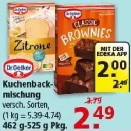 Multi Markt Dr. Oetker Kuchenbackmischung Angebot