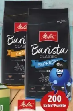 Multi Markt Melitta Barista Creme oder Espresso ganze Bohnen Angebot