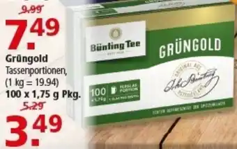Multi Markt Bünting Tee Grüngold Angebot