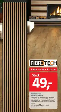 Bauhaus Akustikpaneele 'Quanti Light Oak' Angebot