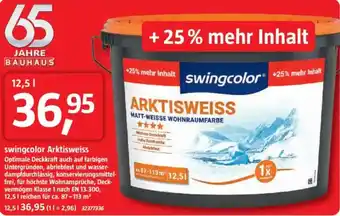 Bauhaus swingcolor Arktisweiss Angebot