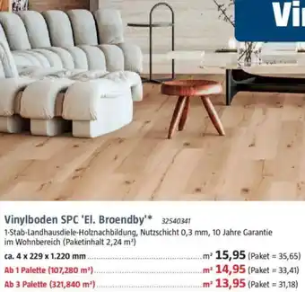 Bauhaus Vinylboden SPC 'El. Broendby Angebot