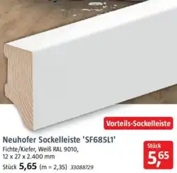 Bauhaus Neuhofer Sockelleiste 'SF685L1' Angebot