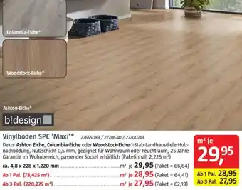 Bauhaus Vinylboden SPC 'Maxi' Angebot