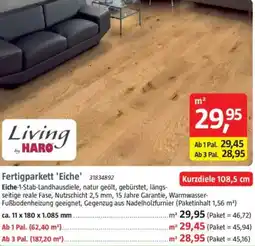 Bauhaus Living by HARO Fertigparkett 'Eiche' Angebot