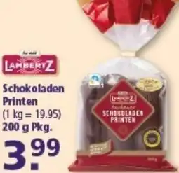 Multi Markt LAMBERTZ Schokoladen Printen Angebot