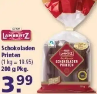 Multi Markt LAMBERTZ Schokoladen Printen Angebot