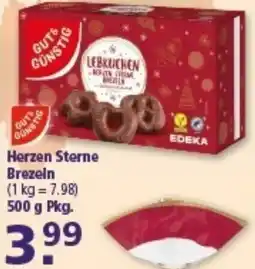 Multi Markt Gut & Günstig Herzen Sterne Brezeln Angebot