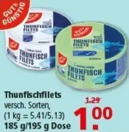 Multi Markt Gut & Günstig Thunfischfilets Angebot