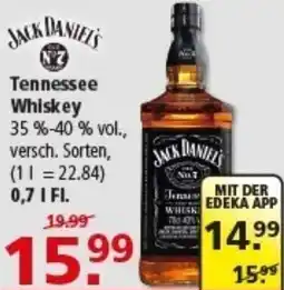 Multi Markt JACK DANIEL'S Tennessee Whiskey Angebot