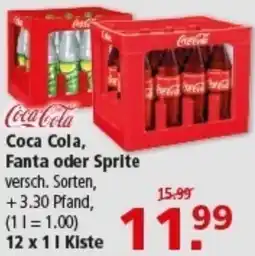 Multi Markt Coca-Cola, Fanta oder Sprite Angebot