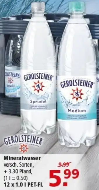Multi Markt GEROLSTEINER Mineralwasser Angebot