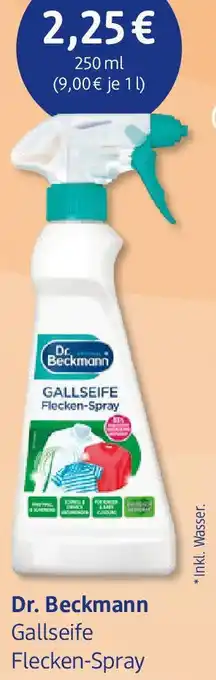 dm drogerie Dr. Beckmann Gallseife Flecken-Spray Angebot