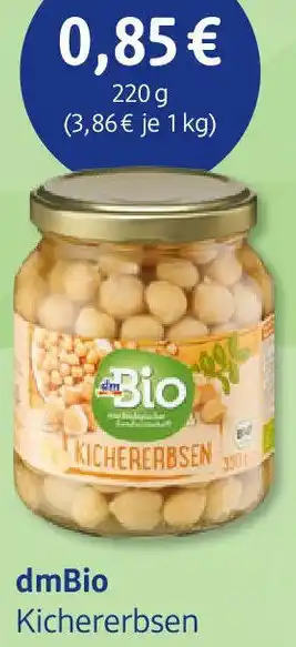 dm drogerie dmBio Kichererbsen Angebot