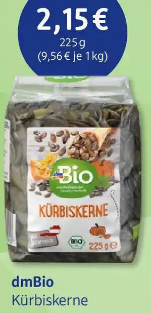 dm drogerie dmBio Kürbiskerne Angebot