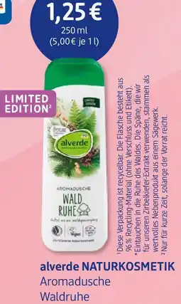 dm drogerie alverde NATURKOSMETIK Aromadusche Waldruhe Angebot