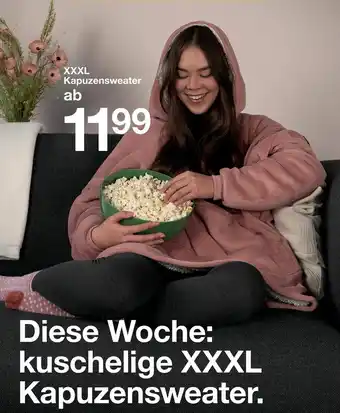 Zeeman XXXL Kapuzensweater ab Angebot