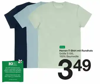 Zeeman Herren-T-Shirt mit Rundhalss S-XXL Angebot