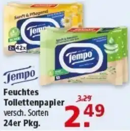 Multi Markt Tempo Feuchtes Toilettenpapier Angebot
