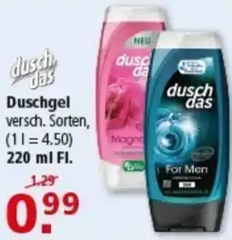 Multi Markt dusch das Duschgel Angebot