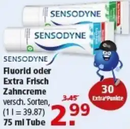 Multi Markt SENSODYNE Fluorid oder Extra Frisch Zahncreme Angebot