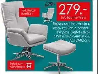 Schaffrath Relaxsessel Inkl. Hocker Angebot