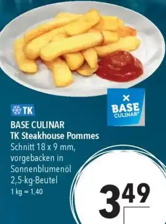 CITTI Markt BASE CULINAR TK Steakhouse Pommes Angebot