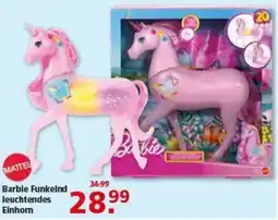 Multi Markt MATTEL Barbie Funkeind leuchtendes Einhorn Angebot