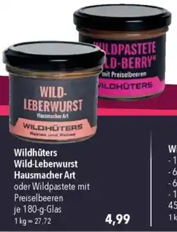 CITTI Markt Wildhüters Wild-Leberwurst Hausmacher Art Angebot