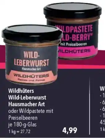 CITTI Markt Wildhüters Wild-Leberwurst Hausmacher Art Angebot