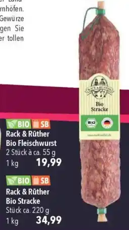 CITTI Markt Rack & Ruther Bio Stracke Angebot