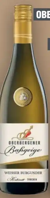 Handelshof Oberbergener Baßgeige Weißer Burgunder Kabinett Angebot