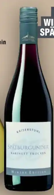 Handelshof Kaiserstuhl Spätburgunder Rotwein Angebot